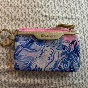 Lily Pulitzer ID Case Wallet in Shade Seekers print, card case wallet